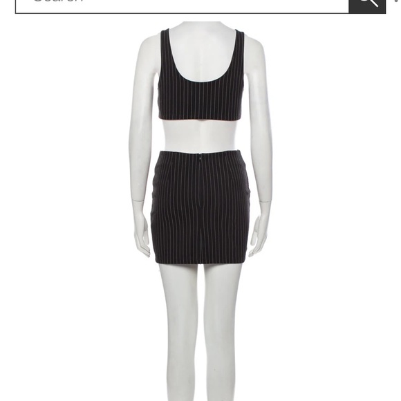 Danielle Guizio Striped Skirt Set - Picture 3 of 3